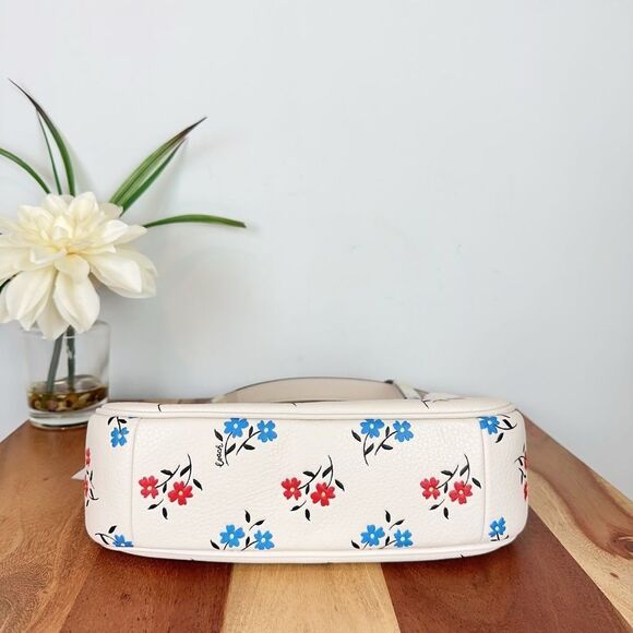 NWT Coach Teri Shoulder‎ Bag With Floral Print - Picture 3 of 7